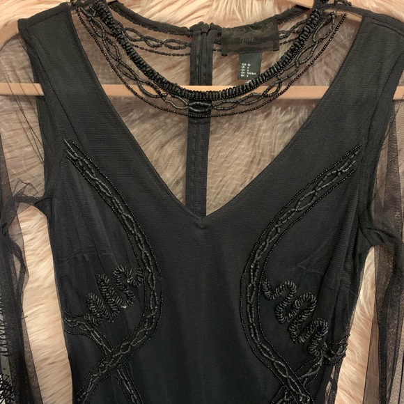 Black beaded dress - Picture 4 of 6